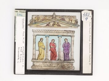 Vorschaubild Klagefrauen aus Sidon. Istanbul Museum M. 10, Nebenseite C Diasammlung